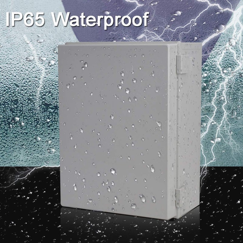 Ogrmar ABS Plastic Dustproof Waterproof IP65 Junction Box Universal Electrical Project Enclosure with Lock (5.9"x5.9"x3.5") - Image 2